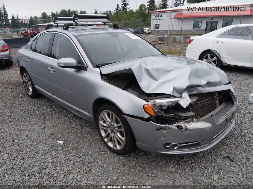 2007 Volvo S80 V8 VIN: YV1AH852871018993 Lot: 45150946