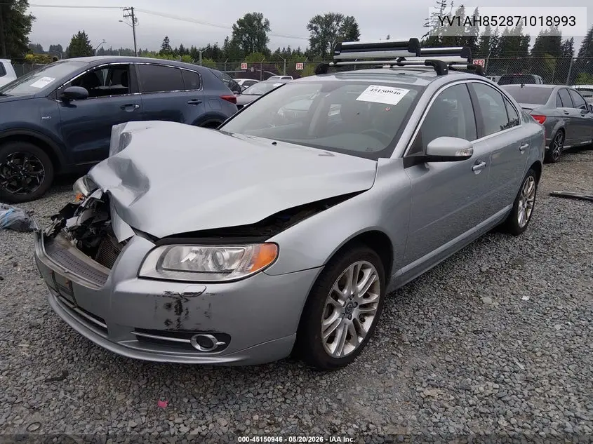 2007 Volvo S80 V8 VIN: YV1AH852871018993 Lot: 45150946