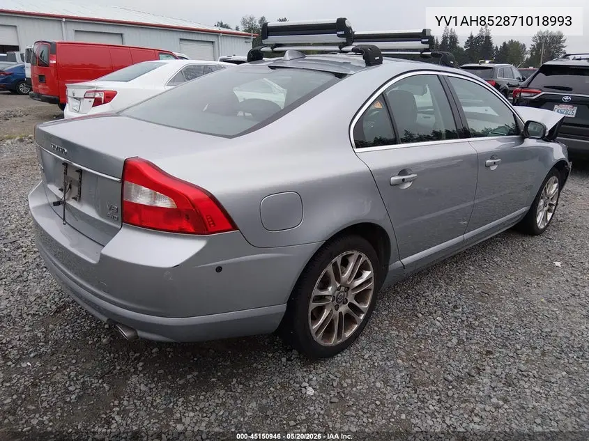 2007 Volvo S80 V8 VIN: YV1AH852871018993 Lot: 45150946