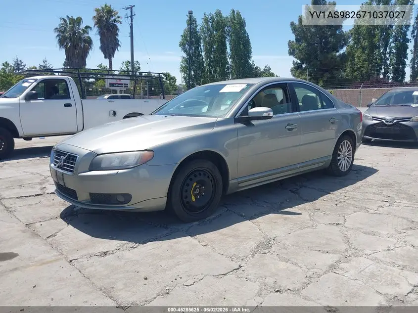 2007 Volvo S80 3.2 VIN: YV1AS982671037027 Lot: 45285625