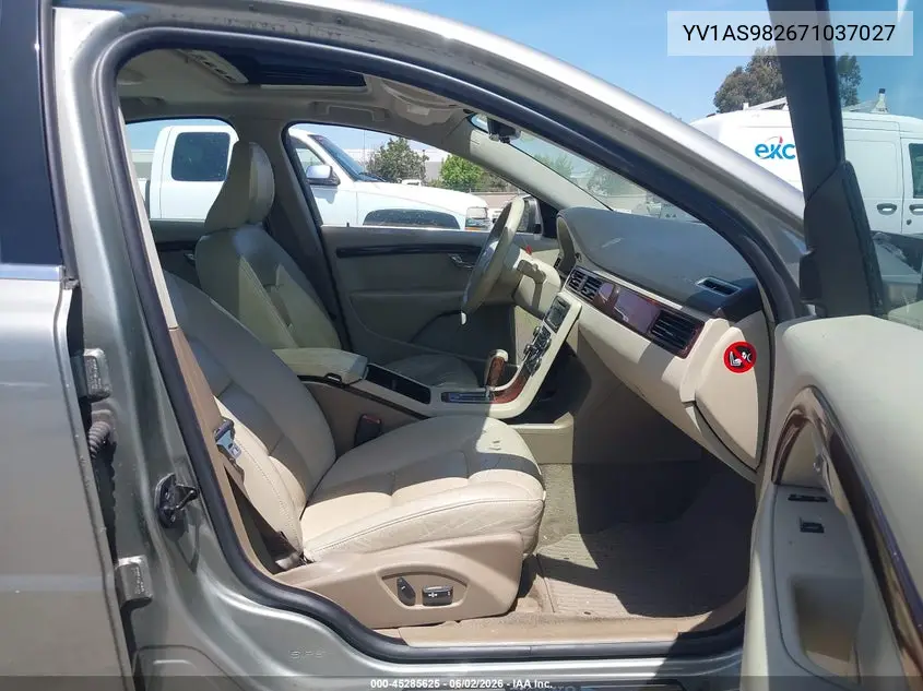 2007 Volvo S80 3.2 VIN: YV1AS982671037027 Lot: 45285625