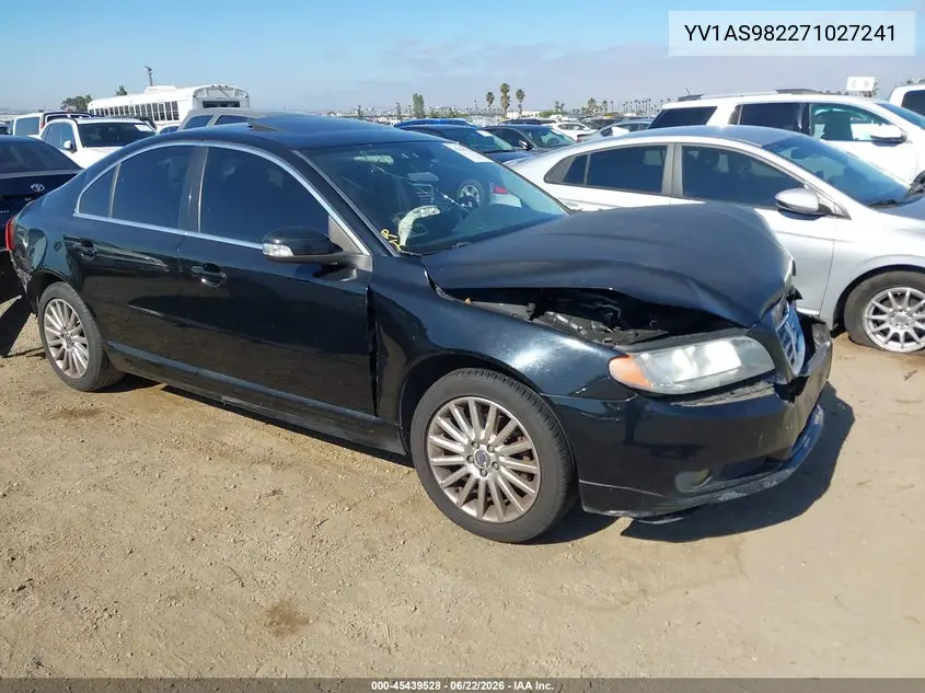 2007 Volvo S80 3.2 VIN: YV1AS982271027241 Lot: 45439528