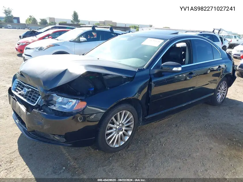 2007 Volvo S80 3.2 VIN: YV1AS982271027241 Lot: 45439528
