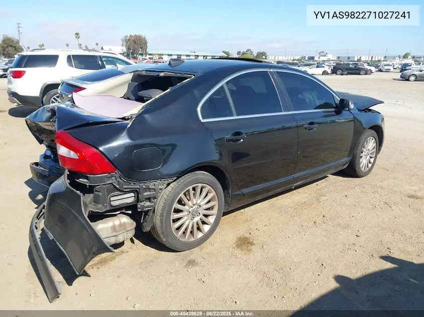2007 Volvo S80 3.2 VIN: YV1AS982271027241 Lot: 45439528