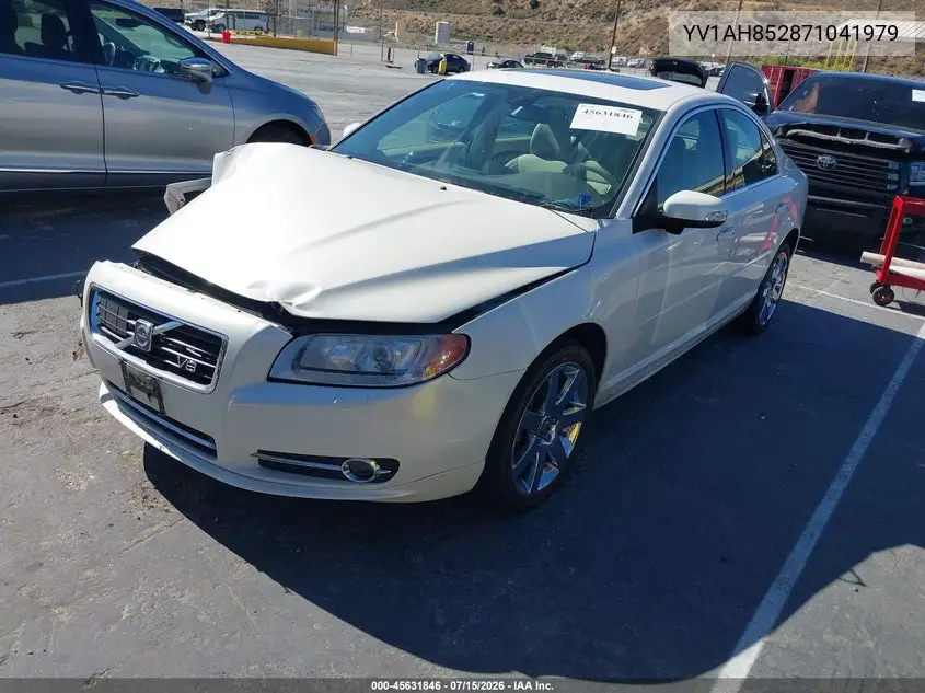 2007 Volvo S80 V8 VIN: YV1AH852871041979 Lot: 45631846