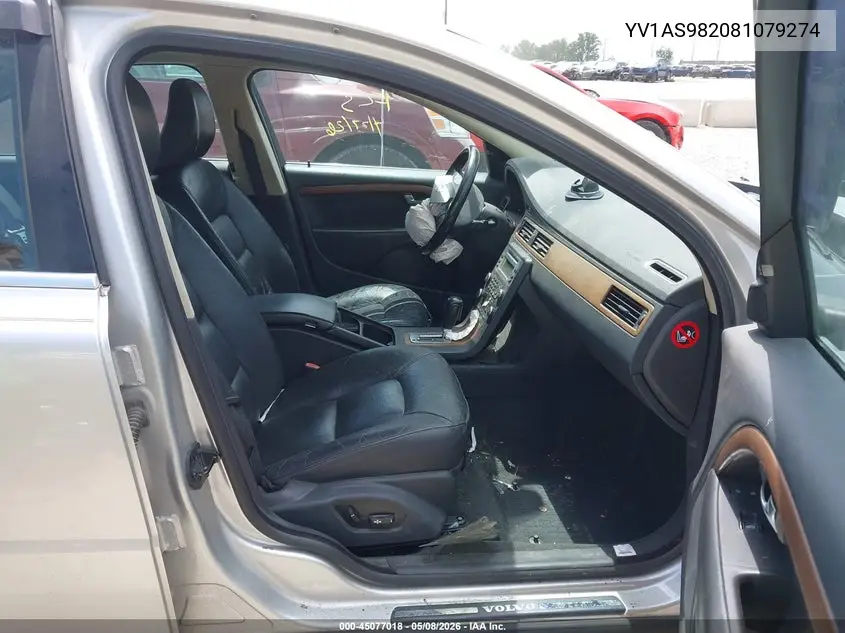 2008 Volvo S80 3.2 VIN: YV1AS982081079274 Lot: 45077018