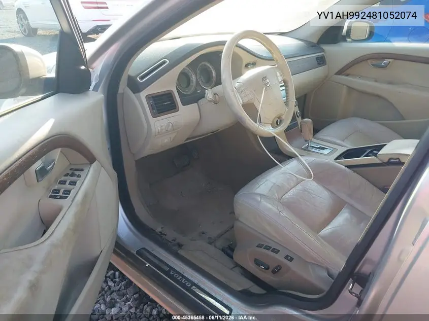 2008 Volvo S80 T6 VIN: YV1AH992481052074 Lot: 45365458