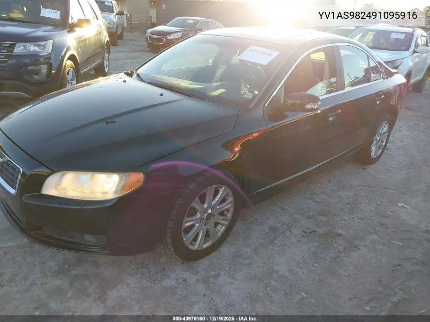 2009 Volvo S80 3.2 VIN: YV1AS982491095916 Lot: 43976160