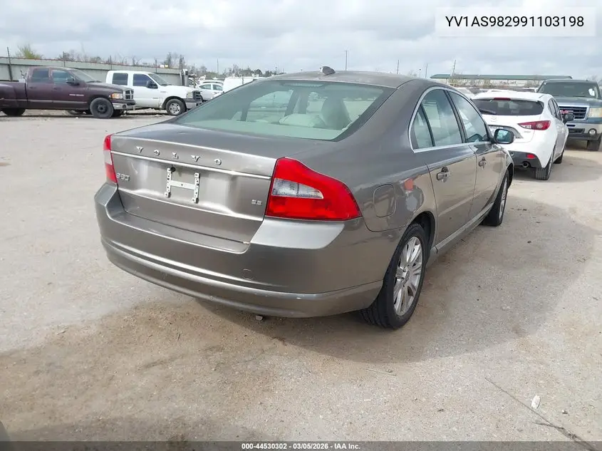 2009 Volvo S80 3.2 VIN: YV1AS982991103198 Lot: 44530302