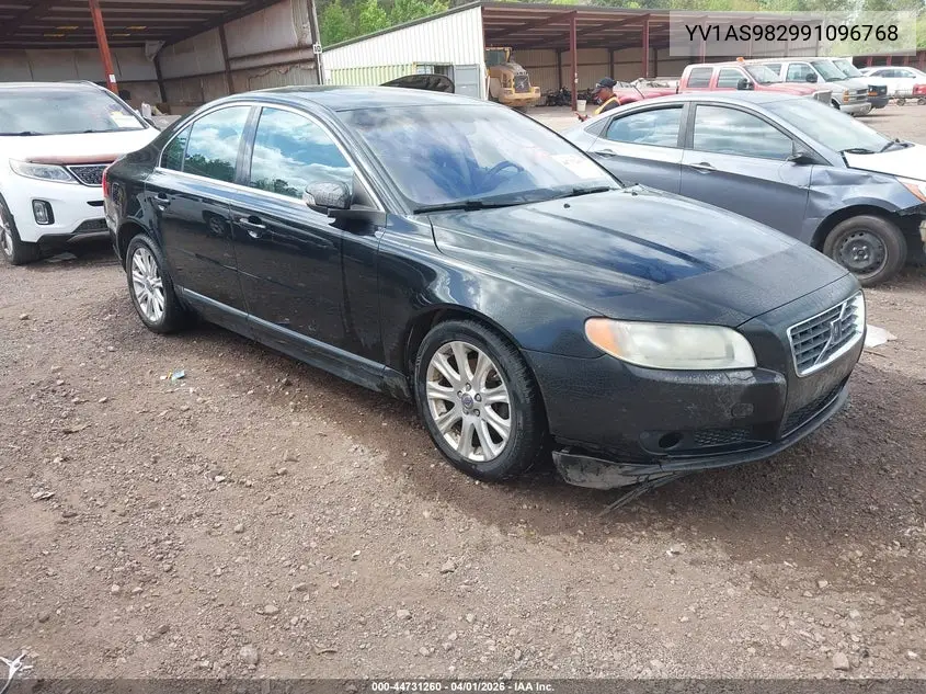 2009 Volvo S80 3.2 VIN: YV1AS982991096768 Lot: 44731260
