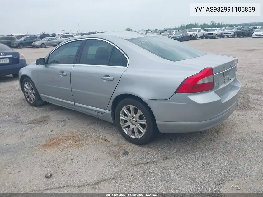 2009 Volvo S80 3.2 VIN: YV1AS982991105839 Lot: 44916035