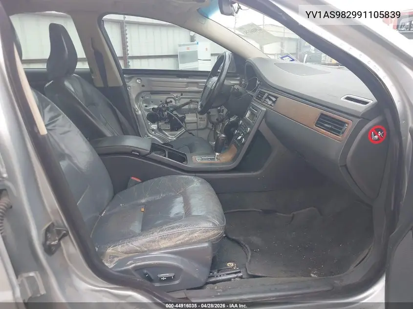 2009 Volvo S80 3.2 VIN: YV1AS982991105839 Lot: 44916035