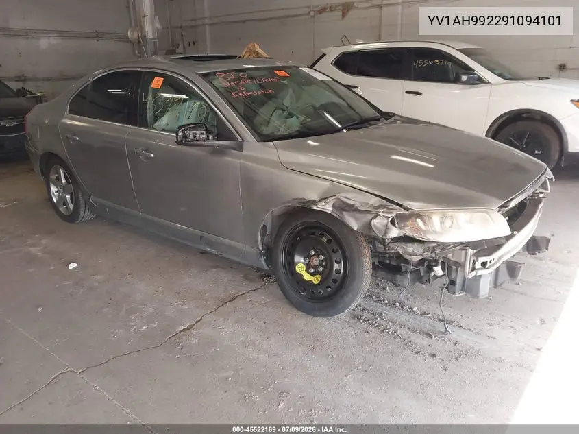 2009 Volvo S80 T6 VIN: YV1AH992291094101 Lot: 45522169