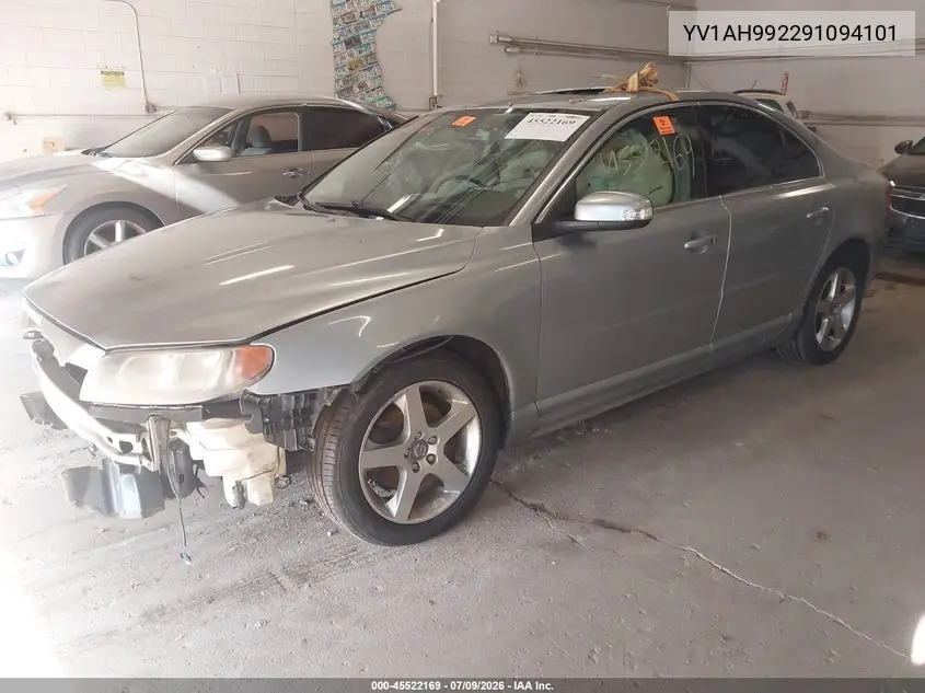 2009 Volvo S80 T6 VIN: YV1AH992291094101 Lot: 45522169