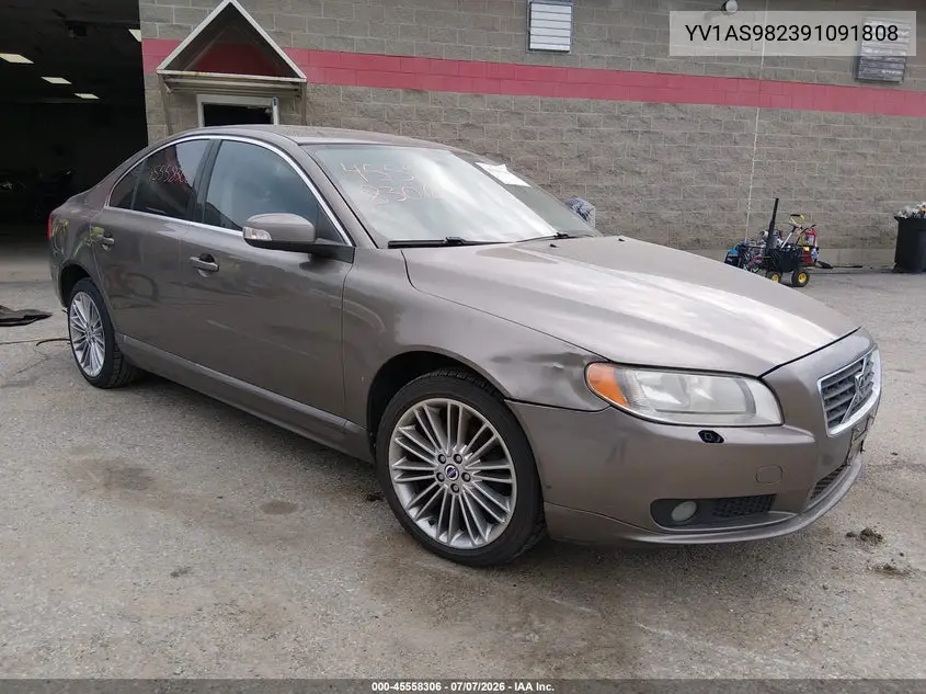 2009 Volvo S80 3.2 VIN: YV1AS982391091808 Lot: 45558306