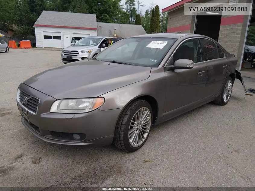 2009 Volvo S80 3.2 VIN: YV1AS982391091808 Lot: 45558306