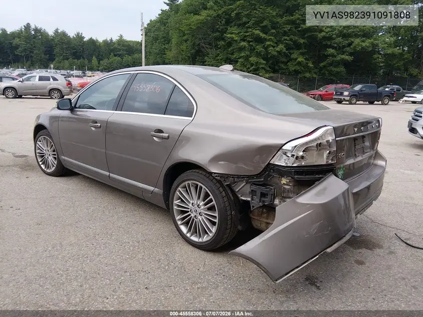 2009 Volvo S80 3.2 VIN: YV1AS982391091808 Lot: 45558306