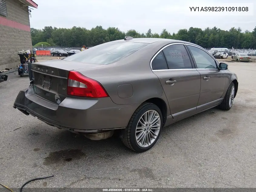 2009 Volvo S80 3.2 VIN: YV1AS982391091808 Lot: 45558306