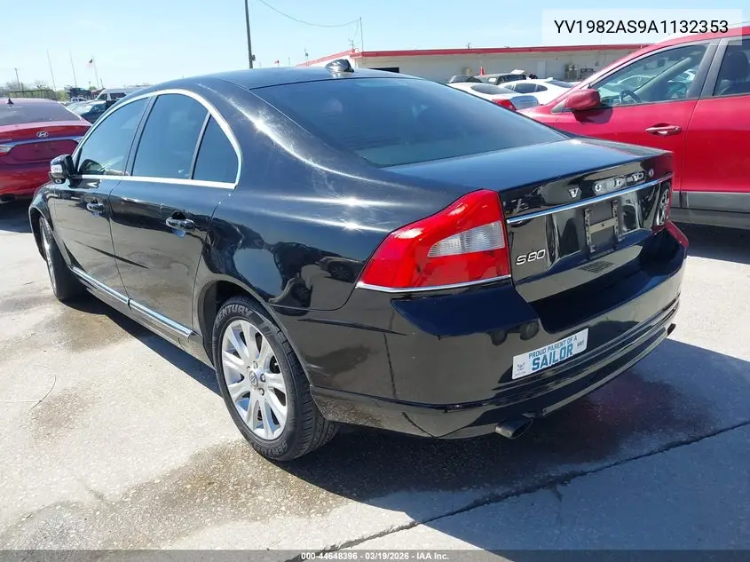 2010 Volvo S80 3.2 VIN: YV1982AS9A1132353 Lot: 44648396