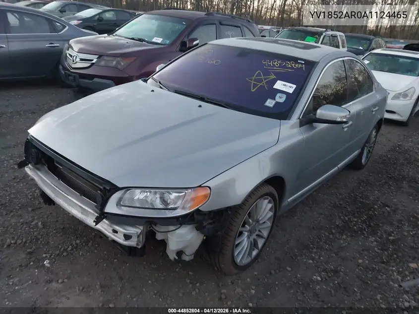 2010 Volvo S80 V8 VIN: YV1852AR0A1124465 Lot: 44852804