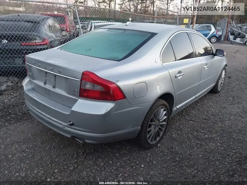 2010 Volvo S80 V8 VIN: YV1852AR0A1124465 Lot: 44852804