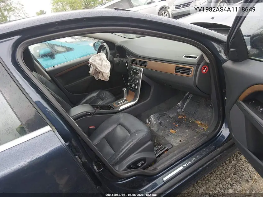 2010 Volvo S80 3.2 VIN: YV1982AS4A1118649 Lot: 45052795