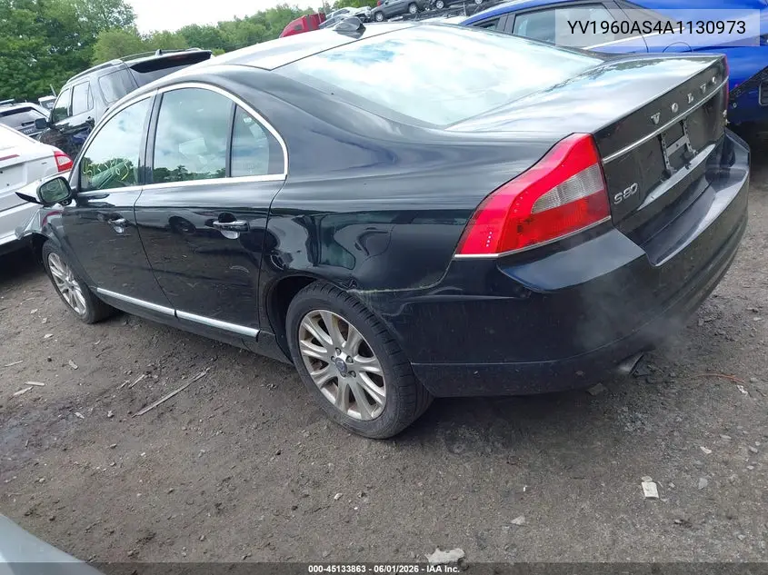 2010 Volvo S80 3.2 VIN: YV1960AS4A1130973 Lot: 45133863