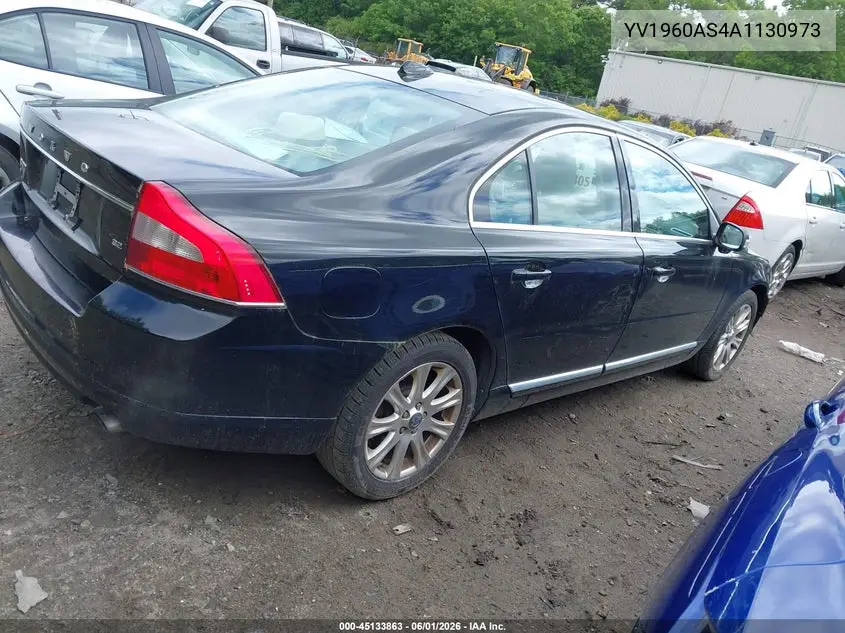 2010 Volvo S80 3.2 VIN: YV1960AS4A1130973 Lot: 45133863