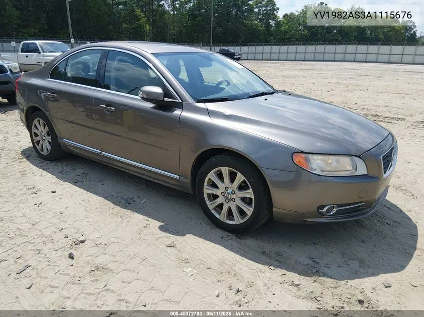 2010 Volvo S80 3.2 VIN: YV1982AS3A1115676 Lot: 45372783