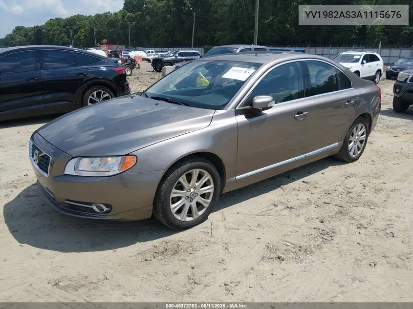 2010 Volvo S80 3.2 VIN: YV1982AS3A1115676 Lot: 45372783
