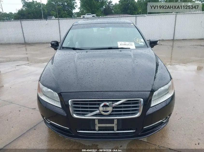 2010 Volvo S80 T6 VIN: YV1992AHXA1125347 Lot: 45402531
