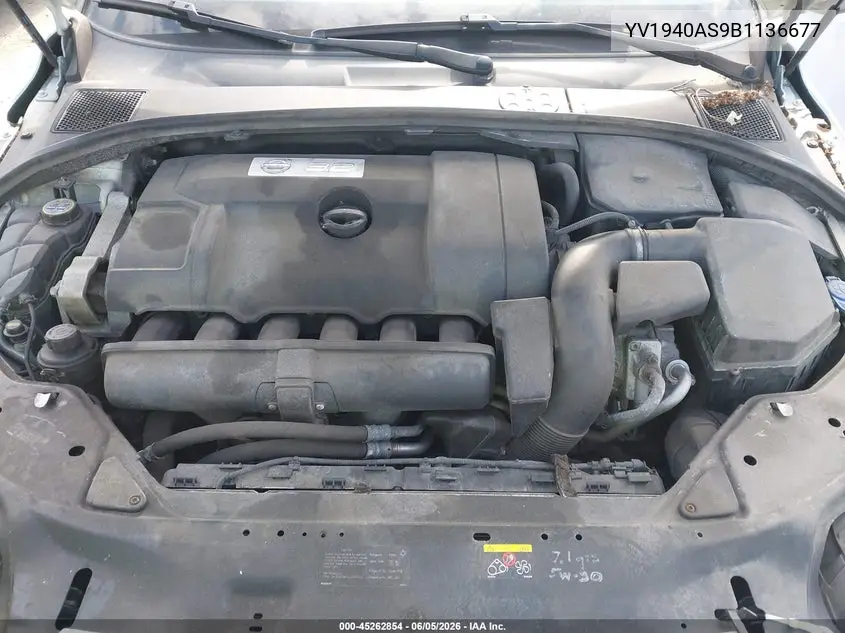 2011 Volvo S80 3.2 VIN: YV1940AS9B1136677 Lot: 45262854