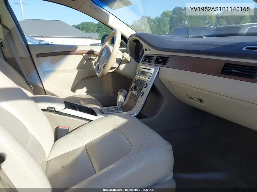 2011 Volvo S80 3.2L VIN: YV1952AS1B1140165 Lot: 45463326
