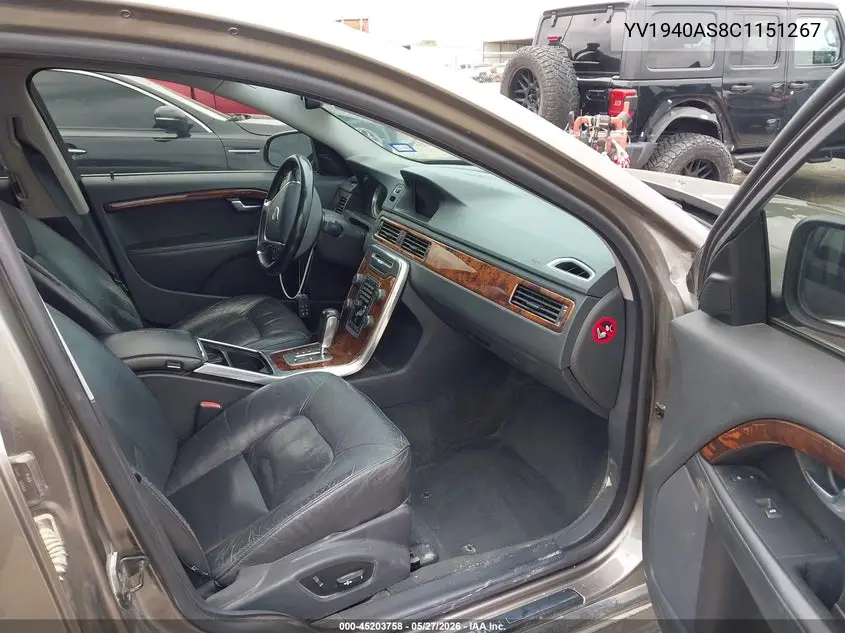 2012 Volvo S80 3.2/3.2 Platinum/3.2 Premier Plus VIN: YV1940AS8C1151267 Lot: 45203758