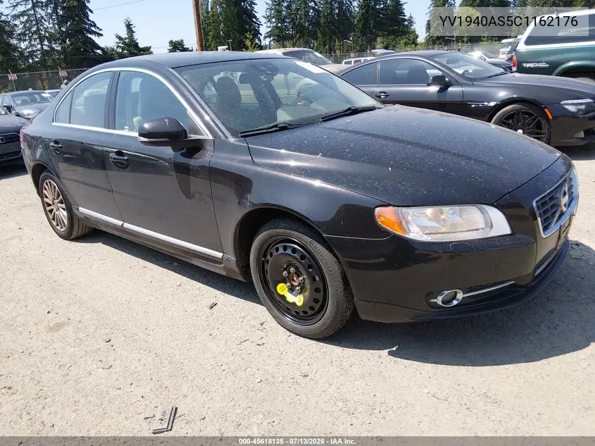 2012 Volvo S80 3.2L/3.2L Platinum/3.2L Premier Plus VIN: YV1940AS5C1162176 Lot: 45618135