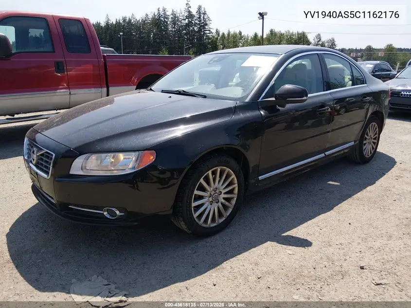 2012 Volvo S80 3.2L/3.2L Platinum/3.2L Premier Plus VIN: YV1940AS5C1162176 Lot: 45618135