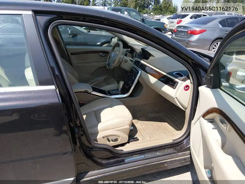 2012 Volvo S80 3.2L/3.2L Platinum/3.2L Premier Plus VIN: YV1940AS5C1162176 Lot: 45618135