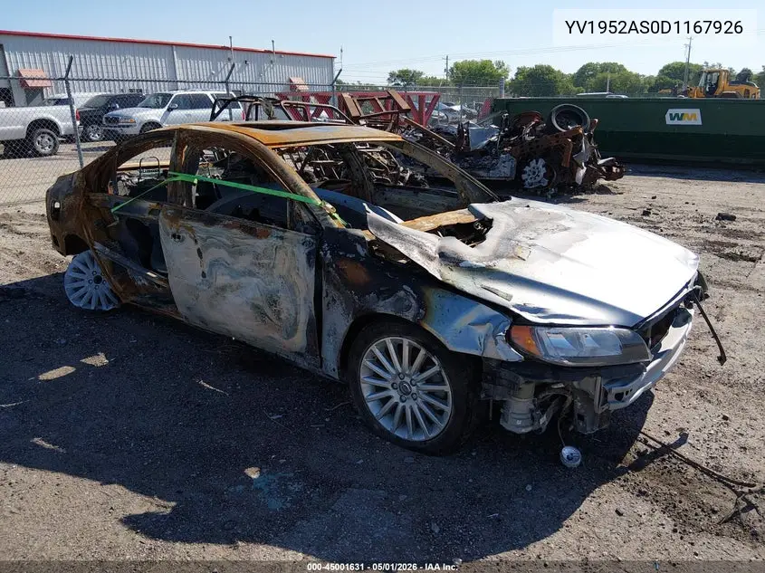 2013 Volvo S80 3.2 Premier Plus VIN: YV1952AS0D1167926 Lot: 45001631