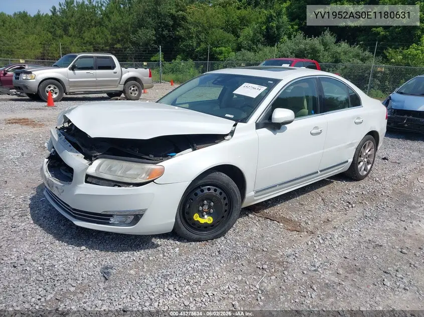 2014 Volvo S80 3.2 Platinum VIN: YV1952AS0E1180631 Lot: 45275634