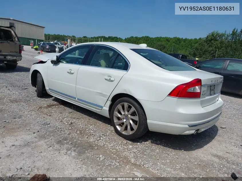 2014 Volvo S80 3.2 Platinum VIN: YV1952AS0E1180631 Lot: 45275634