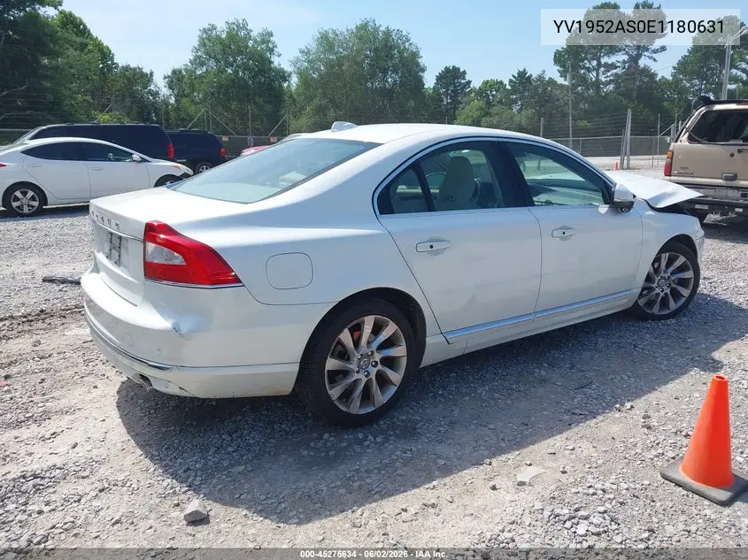 2014 Volvo S80 3.2 Platinum VIN: YV1952AS0E1180631 Lot: 45275634