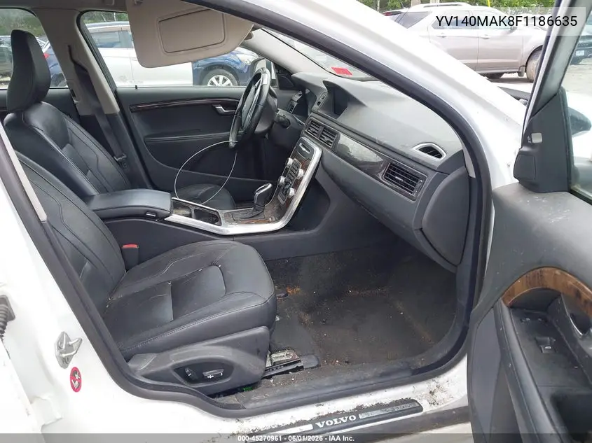 2015 Volvo S80 T5 VIN: YV140MAK8F1186635 Lot: 45270961