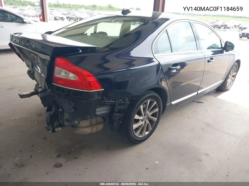 2015 Volvo S80 T5 Premier Plus VIN: YV140MAC0F1184659 Lot: 45300734