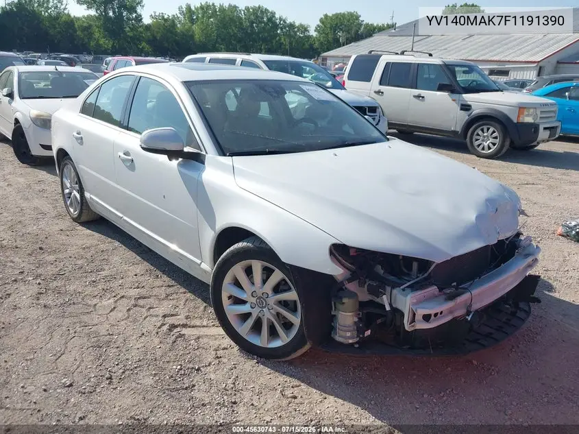 2015 Volvo S80 T5 VIN: YV140MAK7F1191390 Lot: 45630743