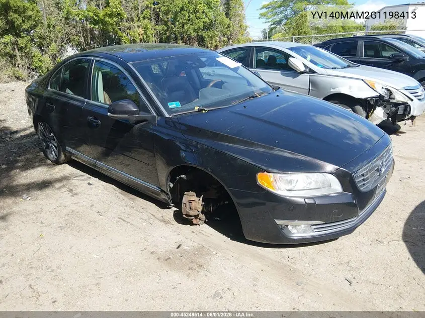 2016 Volvo S80 T5 Drive-E Platinum VIN: YV140MAM2G1198413 Lot: 45249514