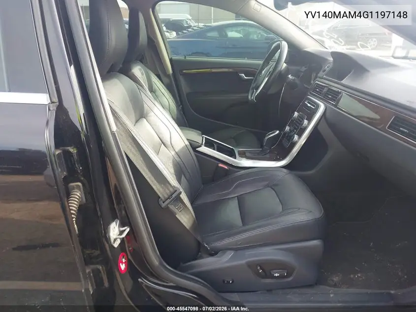 2016 Volvo S80 T5 Drive-E Platinum VIN: YV140MAM4G1197148 Lot: 45547098