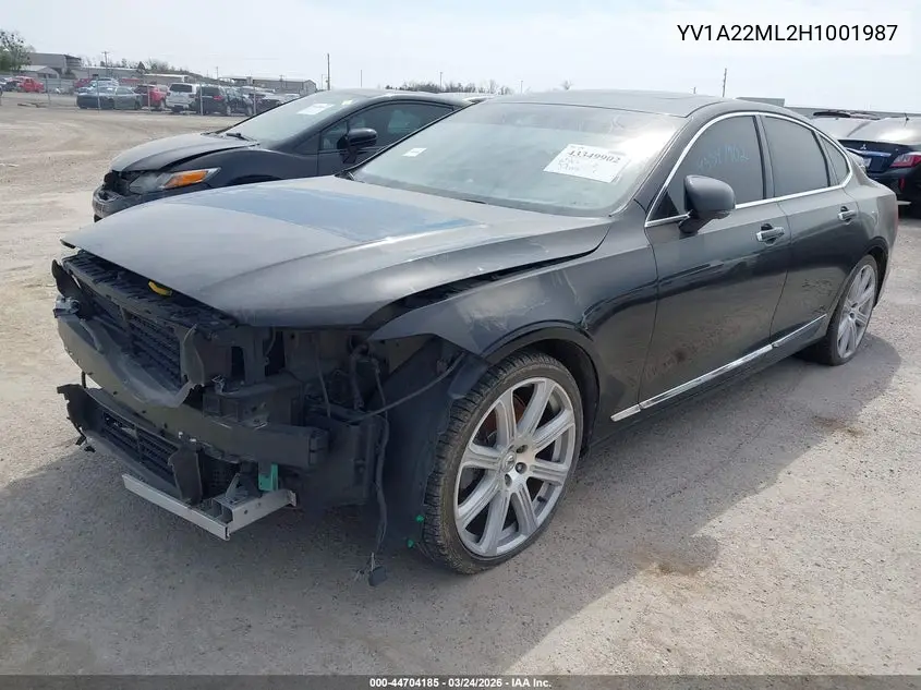 2017 Volvo S90 T6 Inscription VIN: YV1A22ML2H1001987 Lot: 44704185