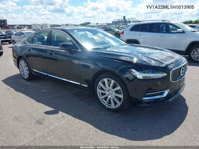 2017 Volvo S90 T6 Inscription VIN: YV1A22ML1H1013905 Lot: 45353691
