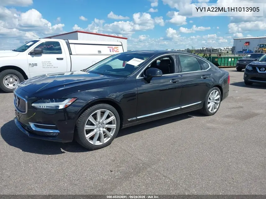 2017 Volvo S90 T6 Inscription VIN: YV1A22ML1H1013905 Lot: 45353691