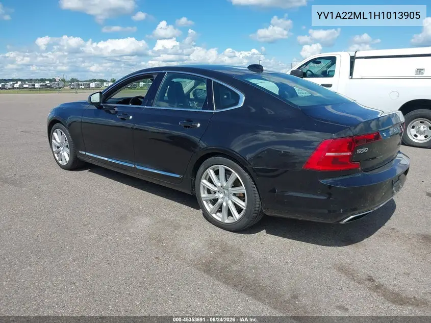 2017 Volvo S90 T6 Inscription VIN: YV1A22ML1H1013905 Lot: 45353691